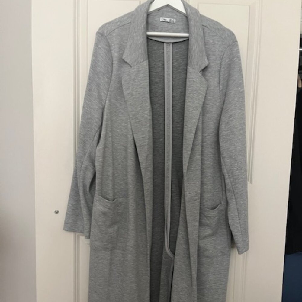 DEX Long Shacket/light jacket sz 1X
